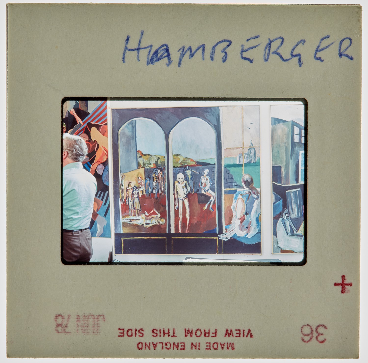 1978 BA Degree Show Slide - 'Hamberger'