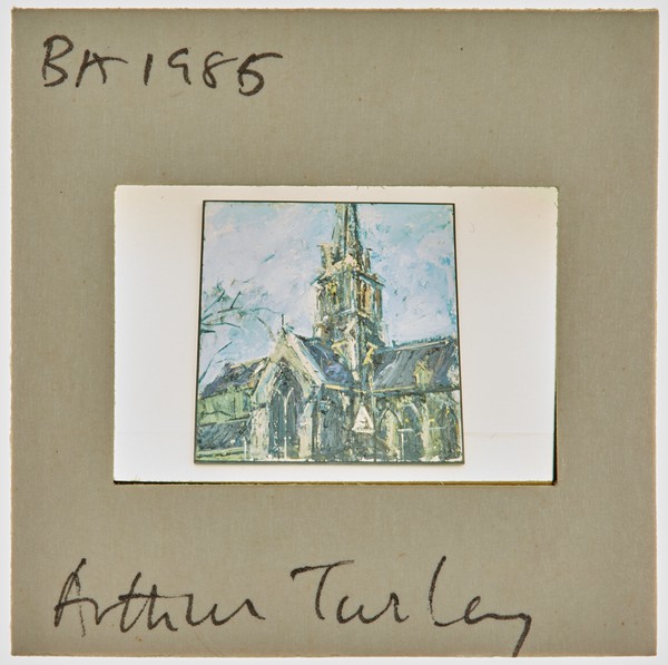 1985 BA Degree Show Slide - 'Arthur Turley'