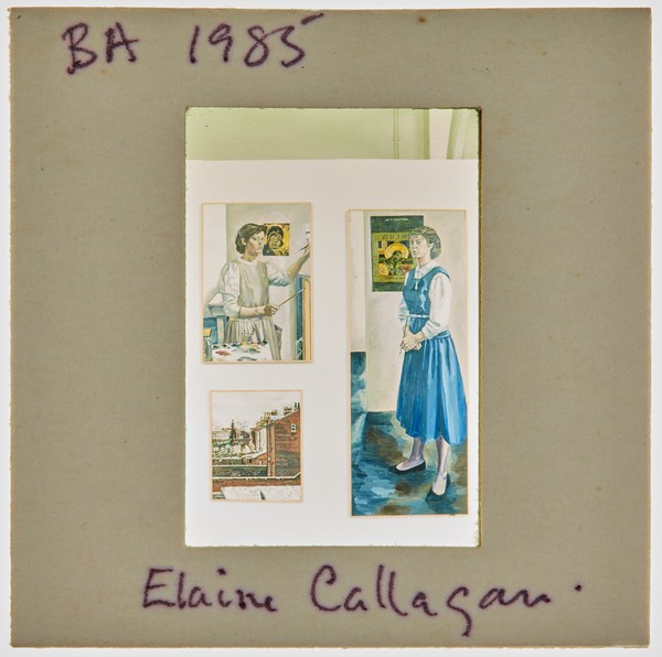 1985 BA Degree Show Slide - 'Elaine Callaghan'