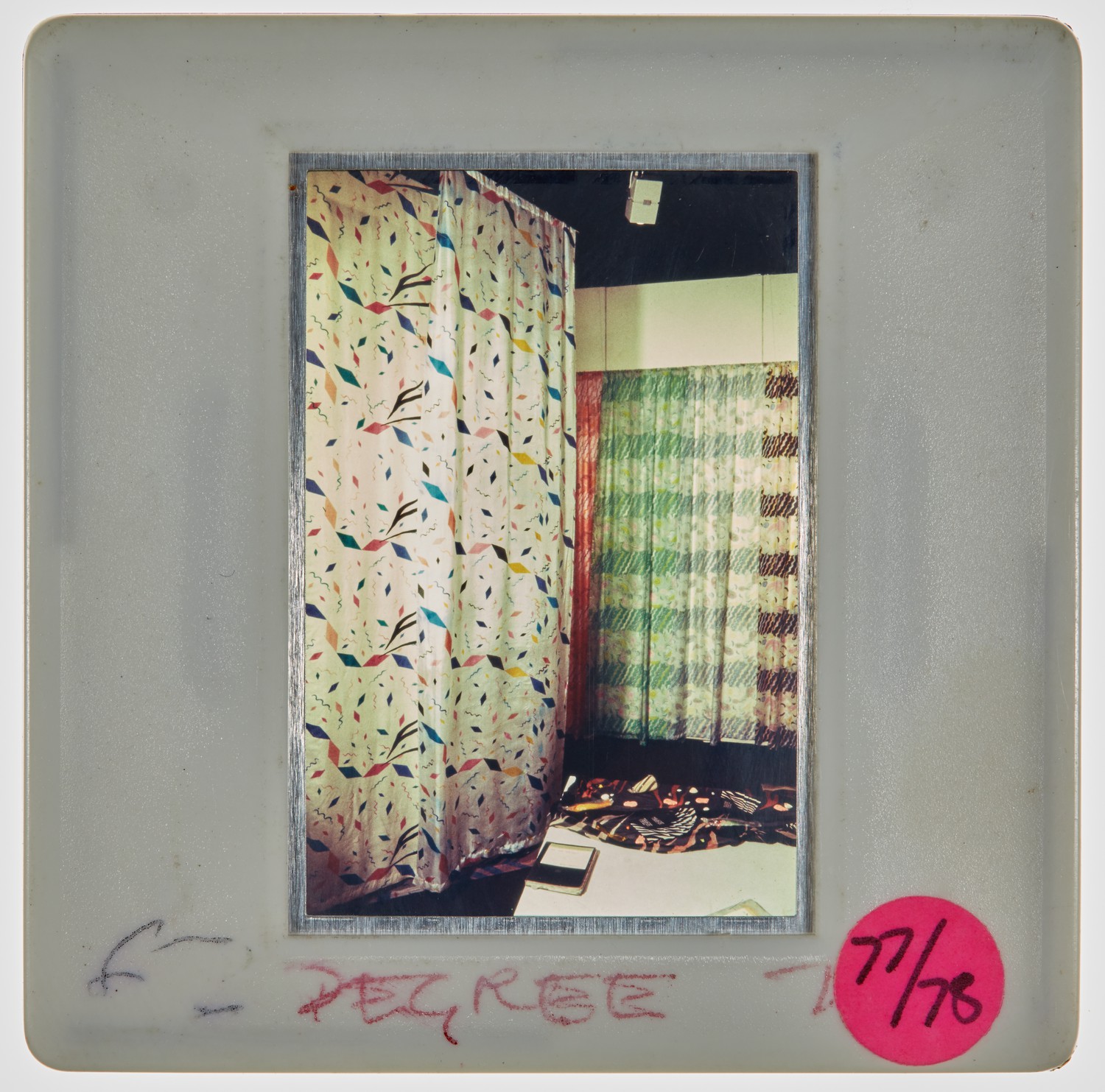 1978 3rd Year Degree Show Slide - Creator unknown