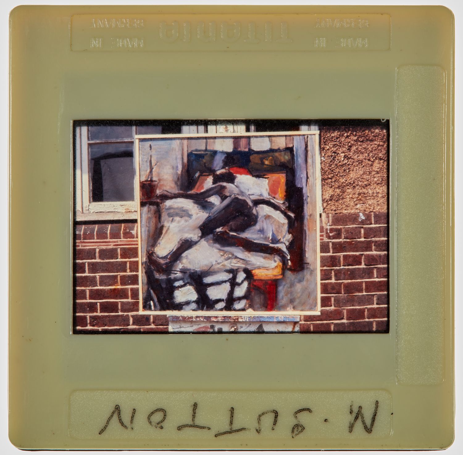 1968 Diploma in Painting Degree Show Slide - 'M Sutton'