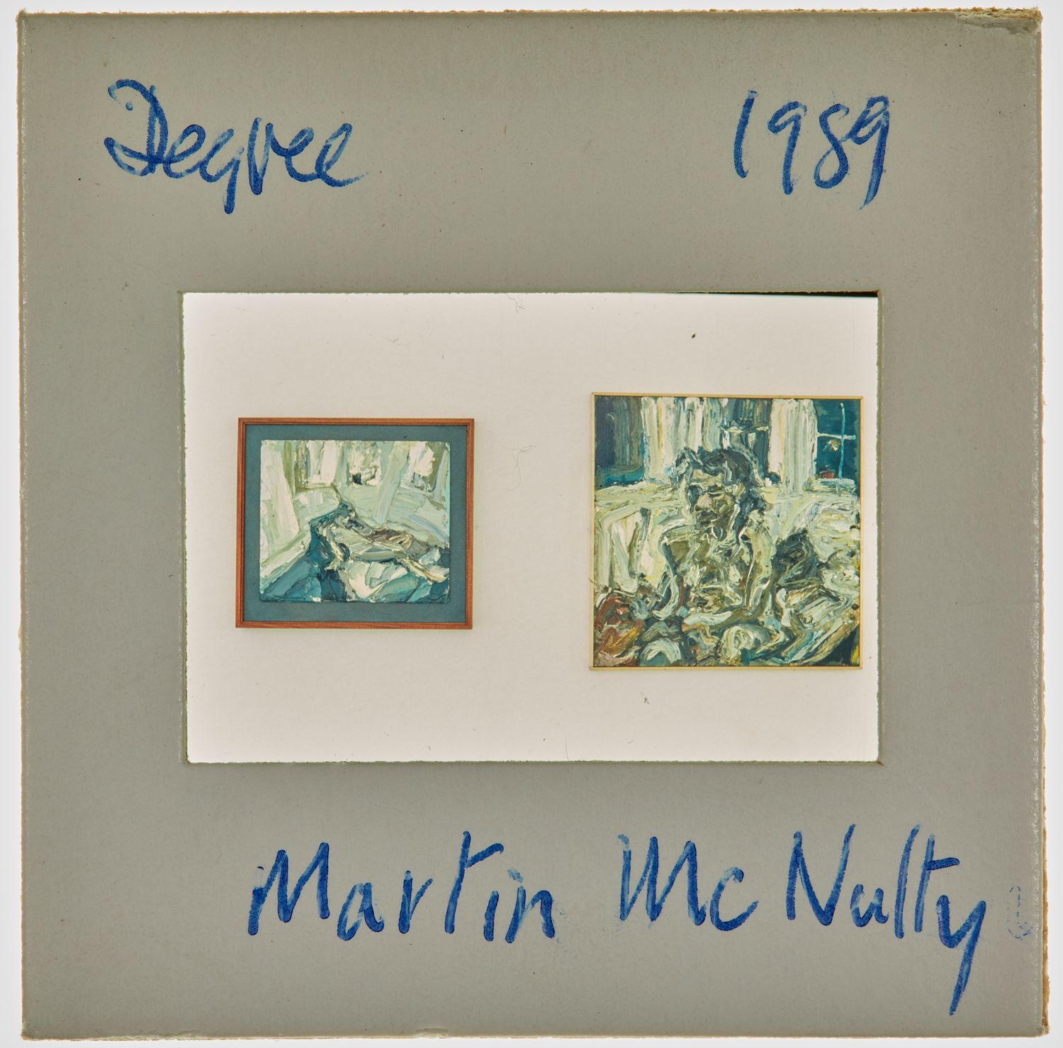 1989 BA Degree Show Slide - 'Martin McNulty'