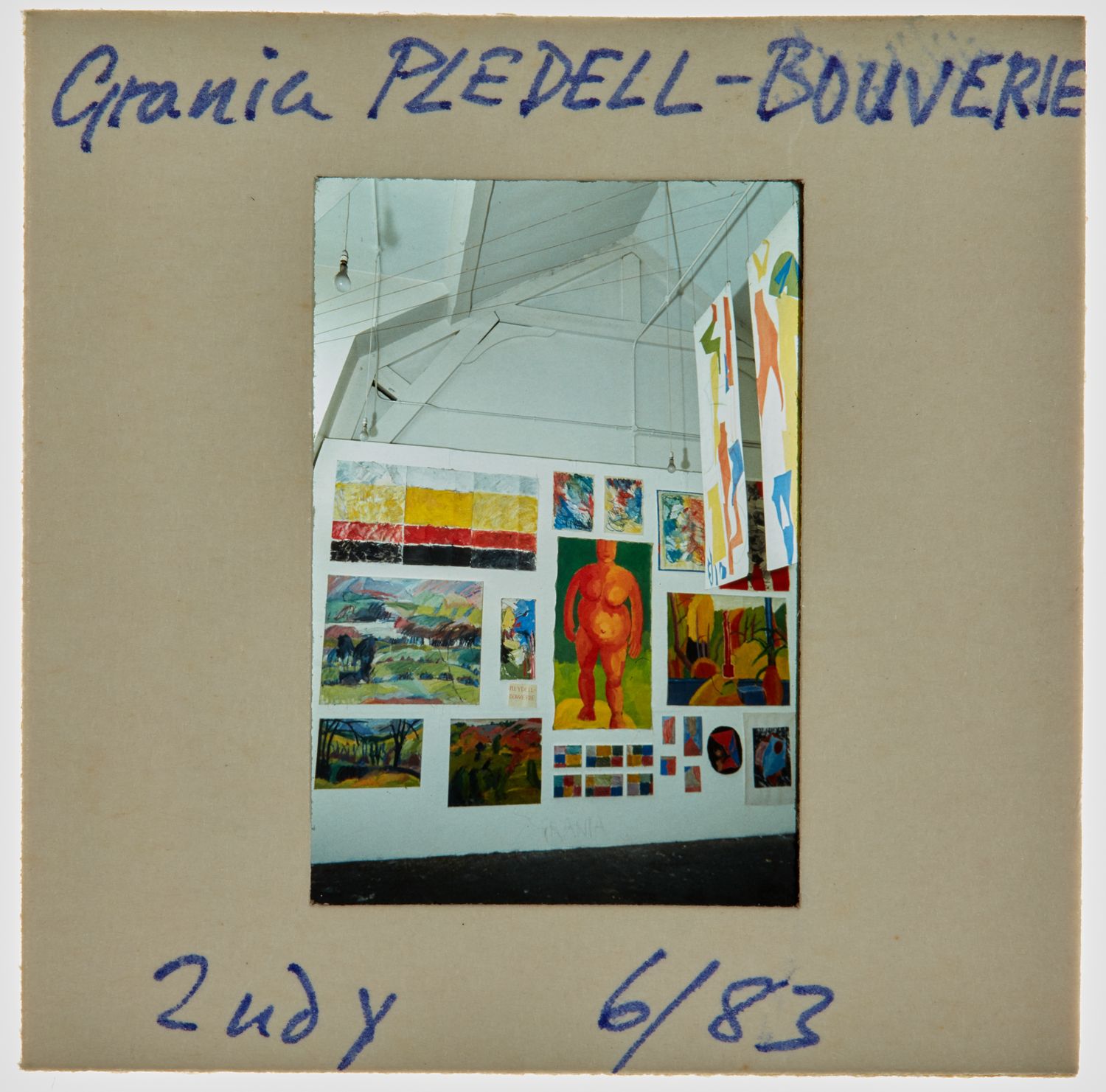 1983 2nd Year Degree Show Slide - 'Grania Pleydell Bouverie'