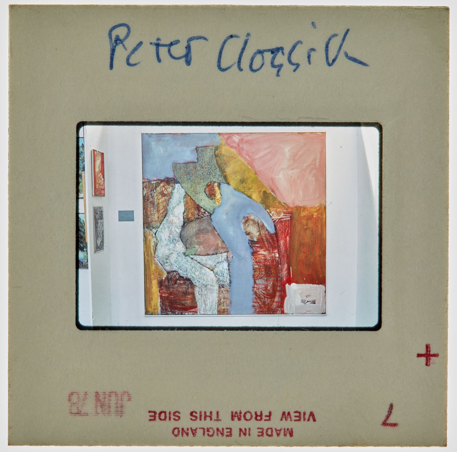 1978 BA Degree Show Slide - 'Peter Clossick'