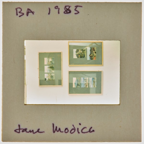 1985 BA Degree Show Slide - 'Jane Modica'