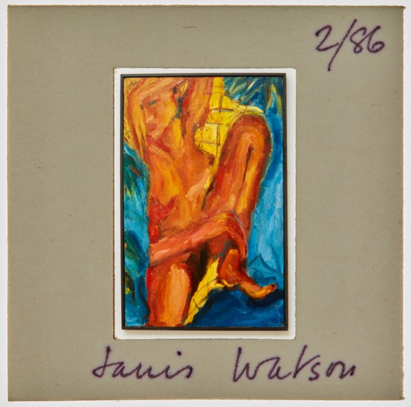 1986 South London Gallery Exhibition Slide - 'Janis Watson'