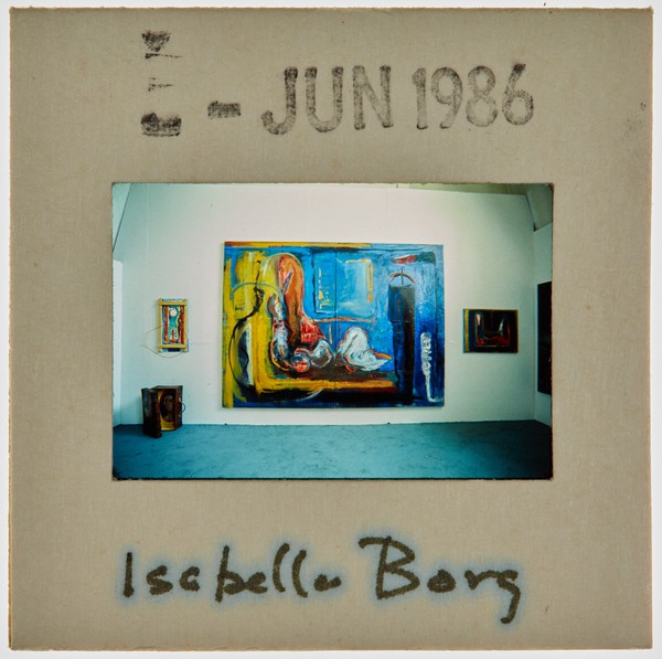 1986 BA Degree Show Slide - 'Isabella Borg'