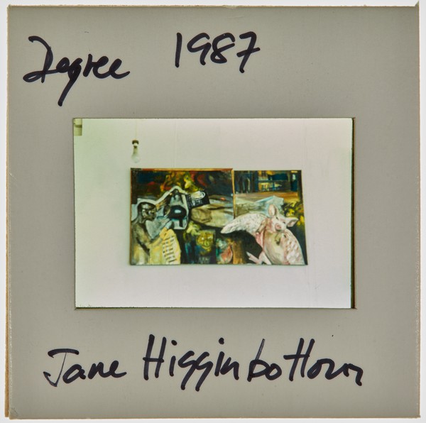 1987 BA Degree Show Slide - 'Jane Higginbottom'
