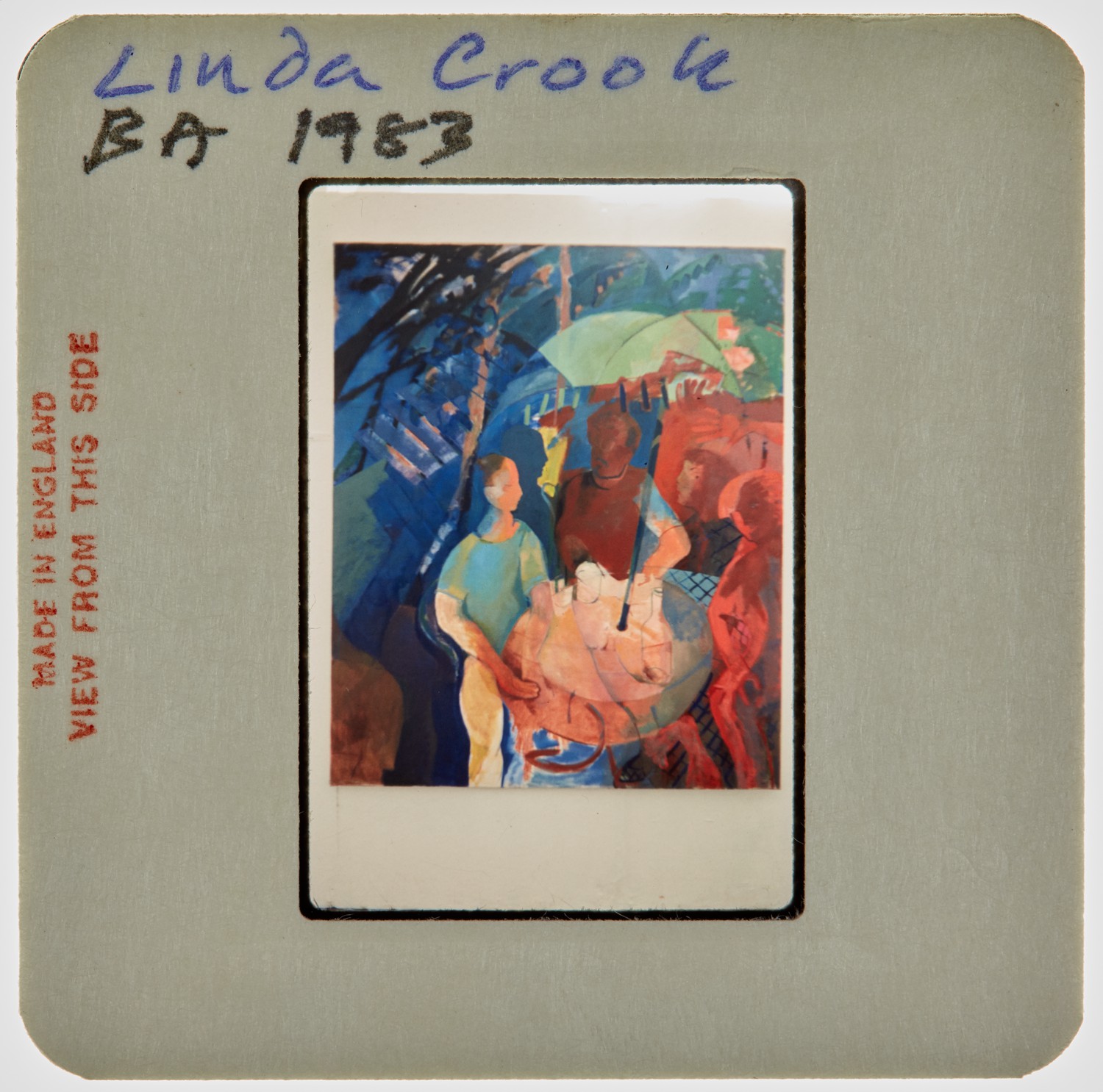 1983 BA Degree Show Slide - 'Linda Crook'