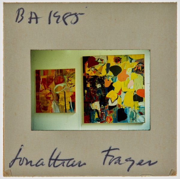 1985 BA Degree Show Slide - 'Jonathan Fraser'