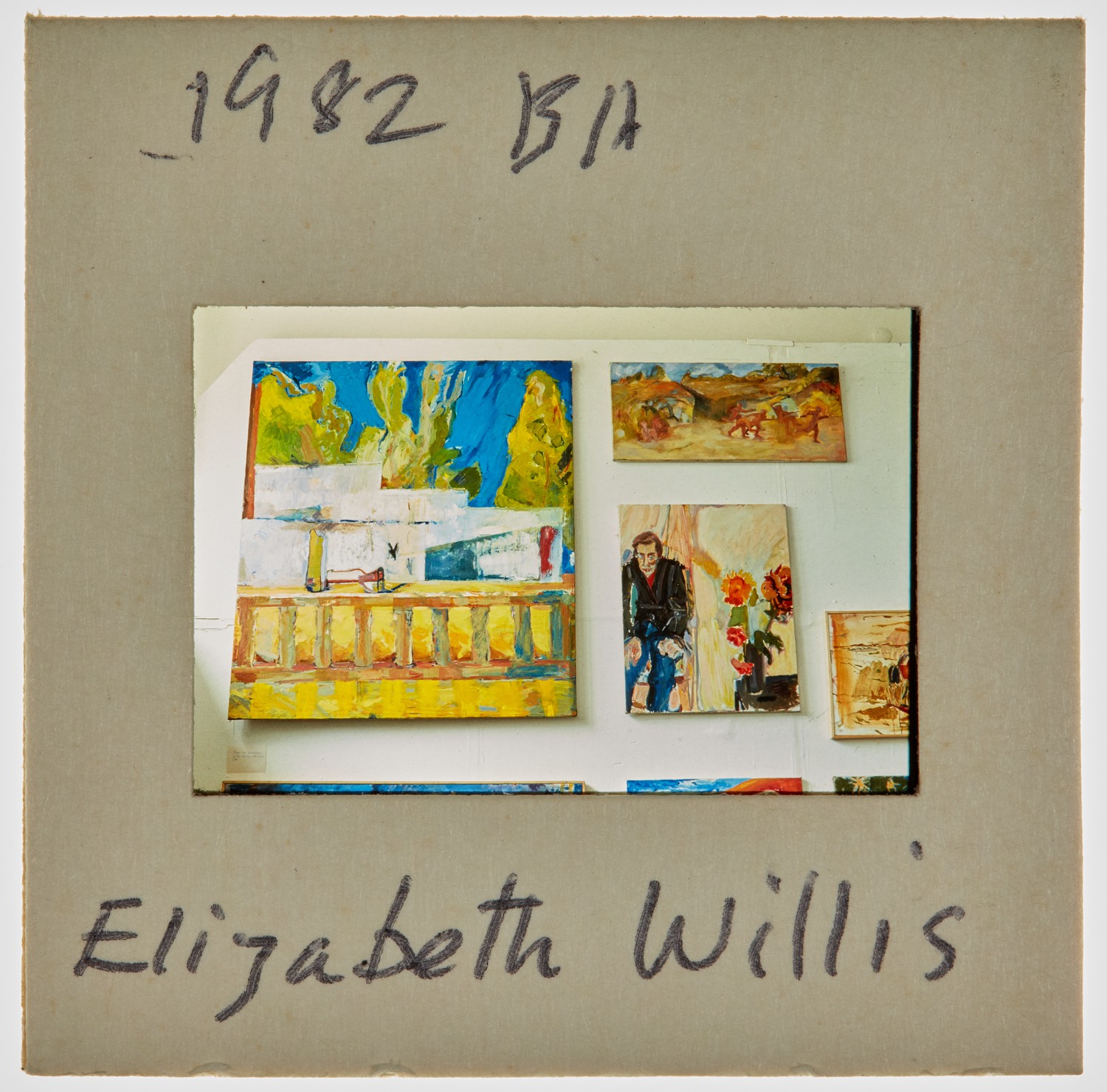 1982 BA Degree Show Slide - 'Elizabeth Weston'