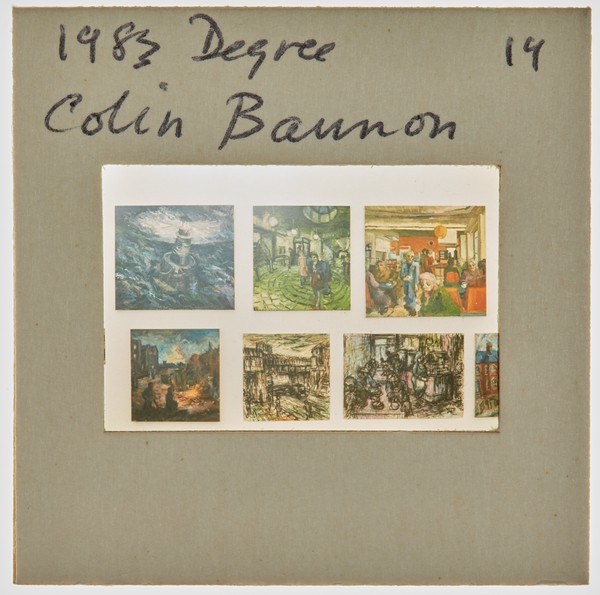 1983 BA Degree Show Slide - 'Colin Bannon'