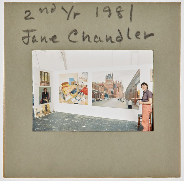 1981 2nd Year Degree Show Slide - 'Jane Chandler'