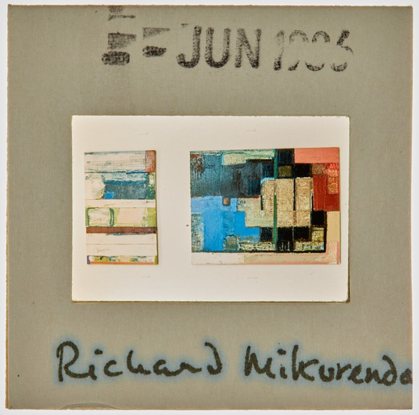 1986 BA Degree Show Slide - 'Richard Mikurenda'