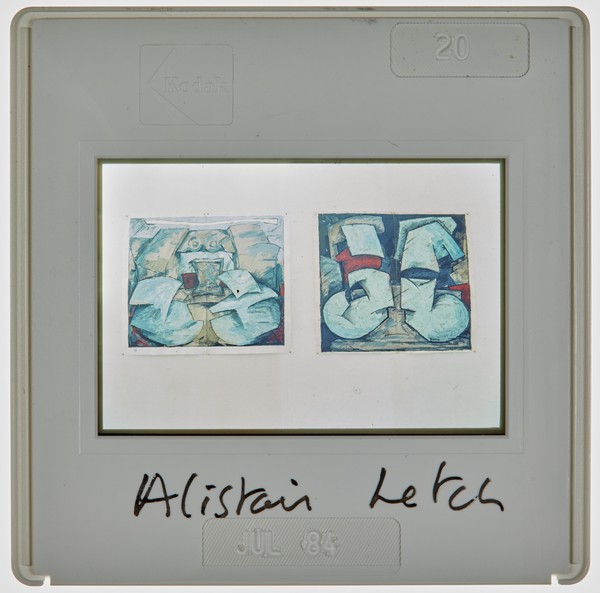1984 2nd Year Degree Show Slide - 'Alistair Letch'
