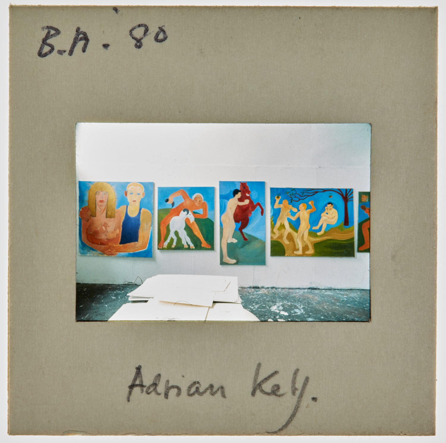1980 1st Year Degree Show Slide - 'Adam Kay'