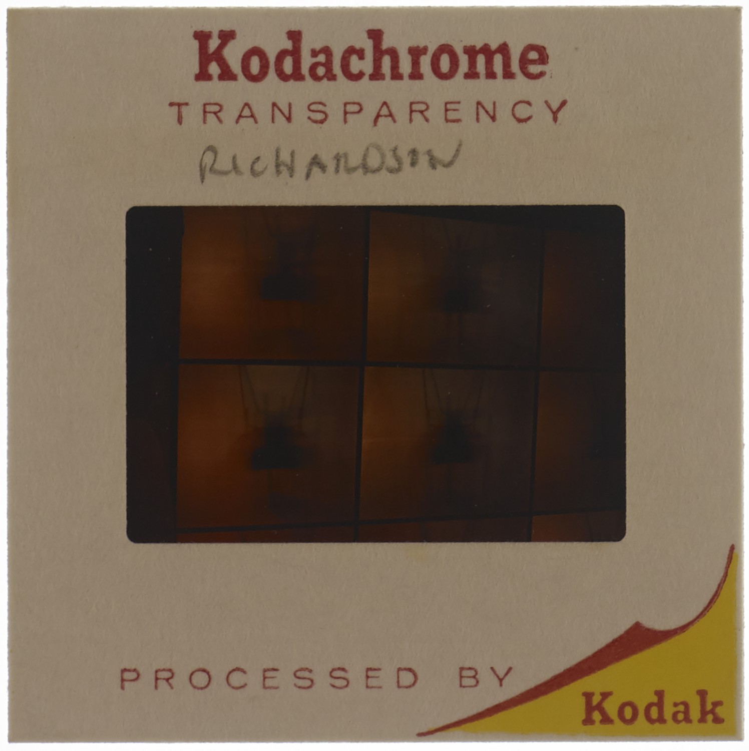 Undated Degree Show Slide - 'Richardson'