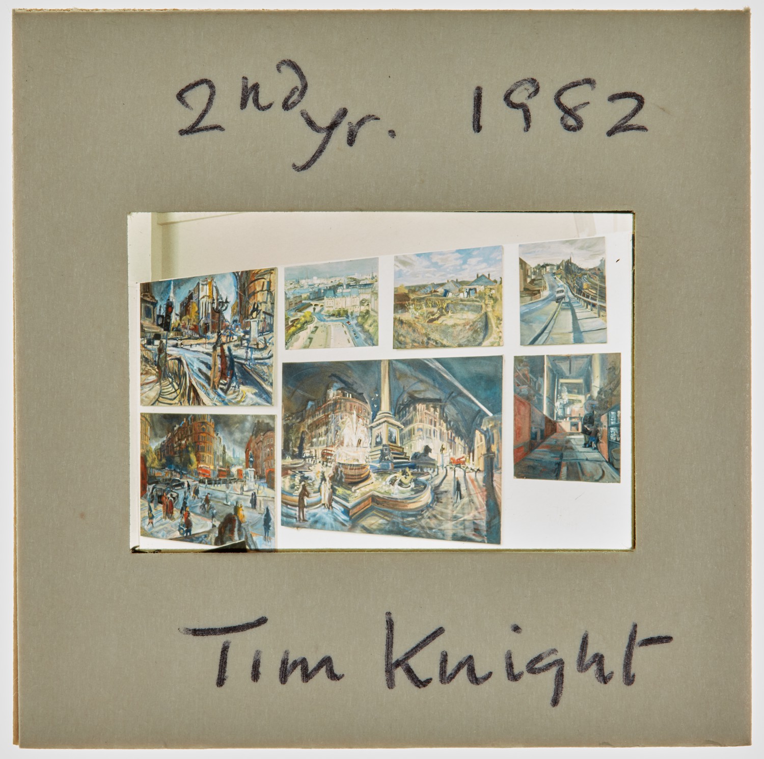 1982 2nd Year Summer Exhibition Slide - 'Tim Knight'