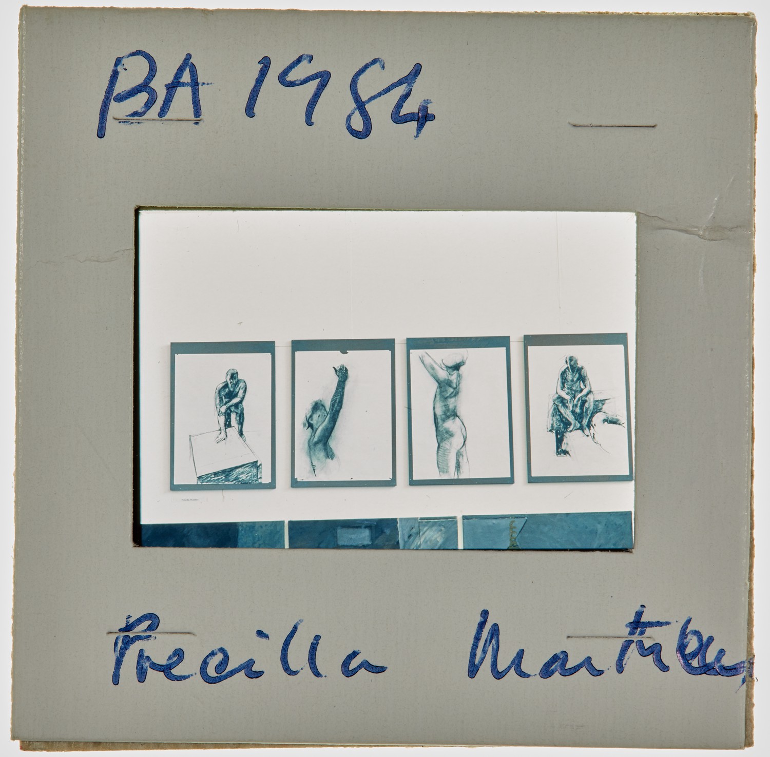 1984 BA Degree Show Slide - 'Priscilla Manthey'