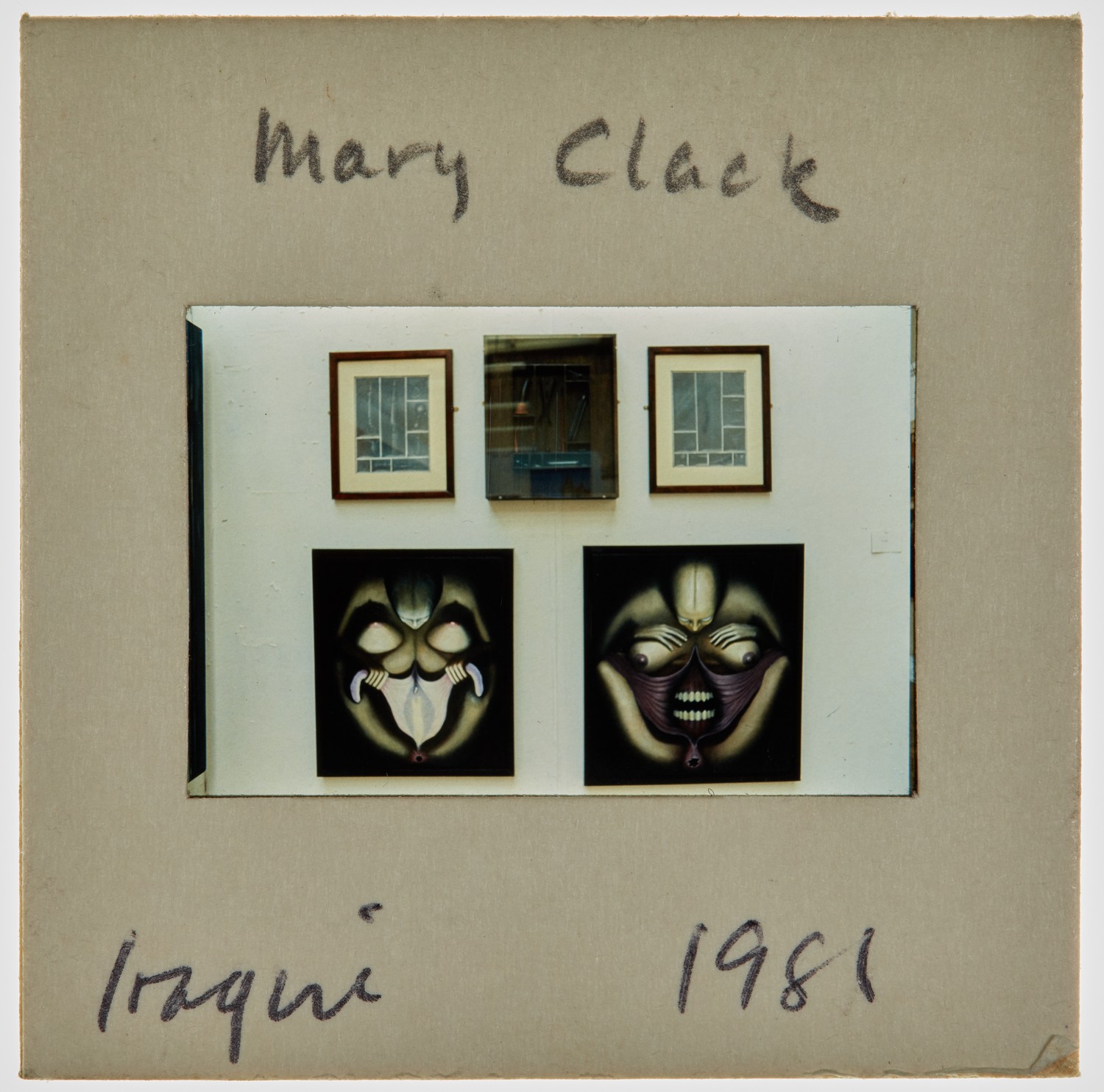 1981 Iraqi Exhibition Slide - 'Mary Clack'