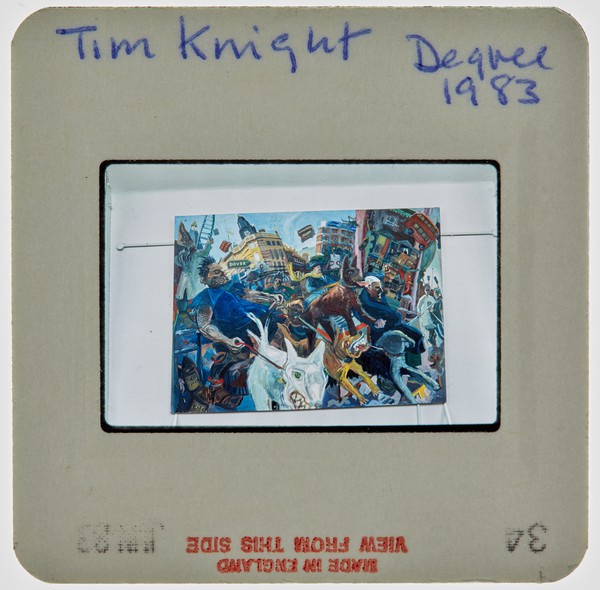 1983 BA Degree Show Slide - 'Tim Knight'