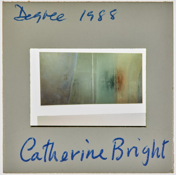 1988 BA Painting Degree Show Slide - 'Catherine Bright'