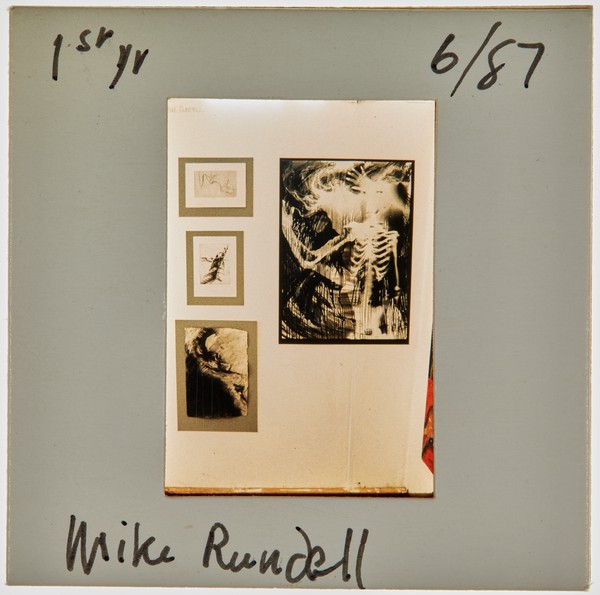 1987 1st Year Degree Show Slide - 'Mike Rundell'