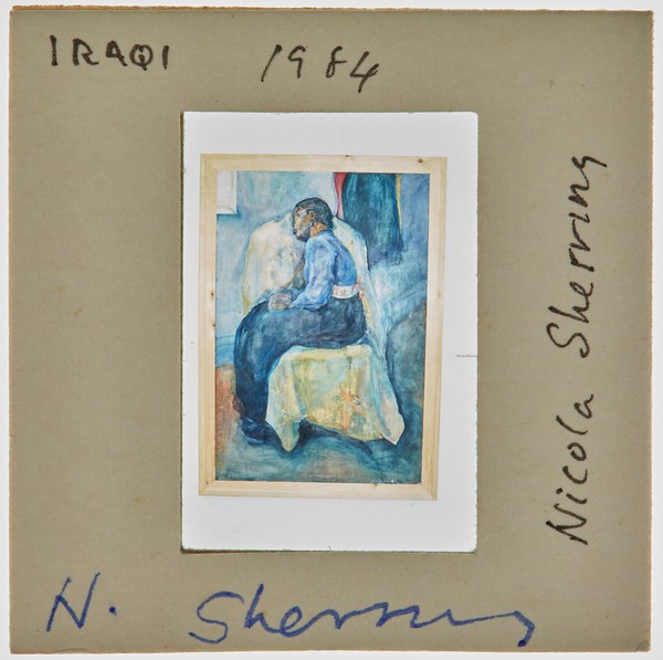 1984 Iraqi Exhibition Slide - 'Nicola Sherring'