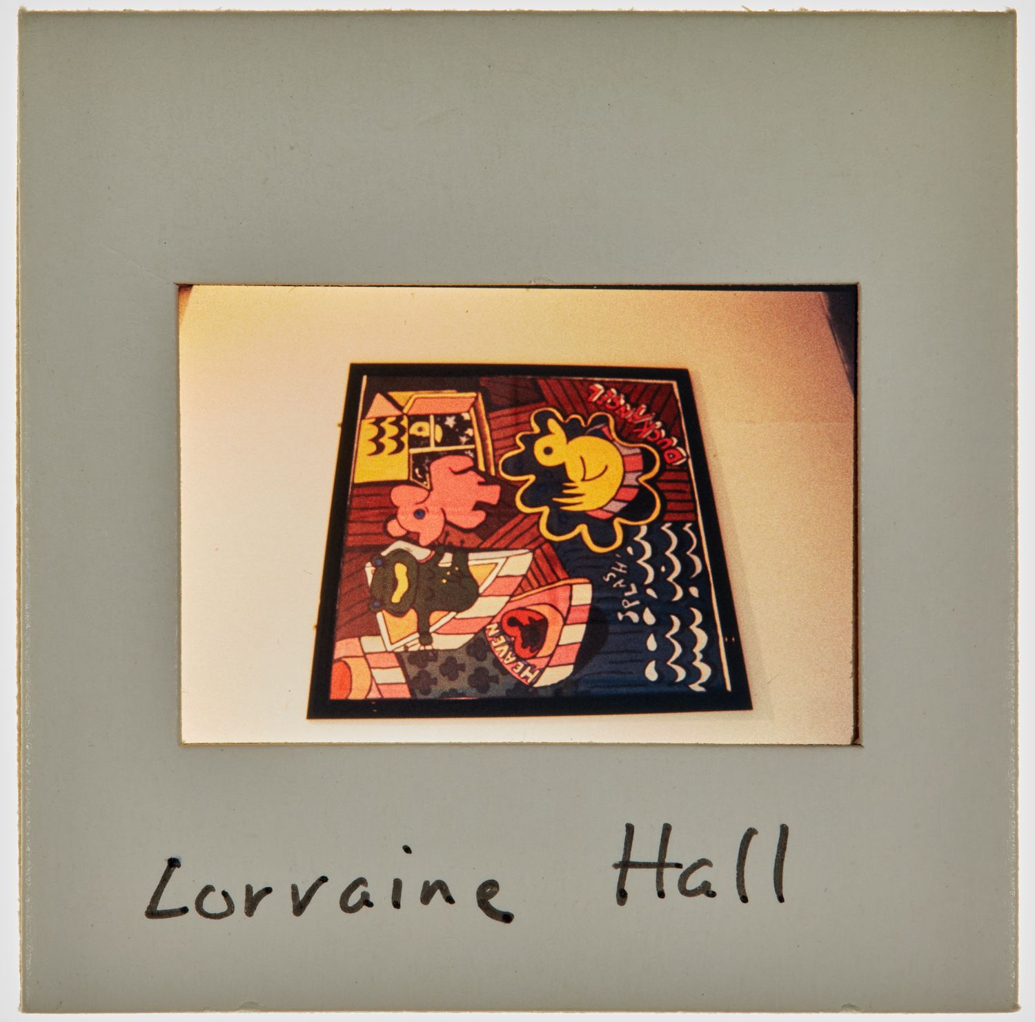 1987 2nd Year Degree Show Slide - 'Lorraine Hall'