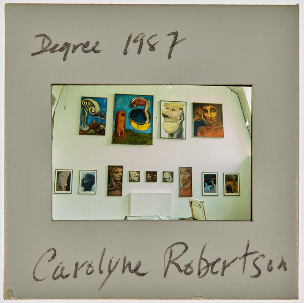 1987 BA Degree Show Slide - 'Carolyne Robertson'