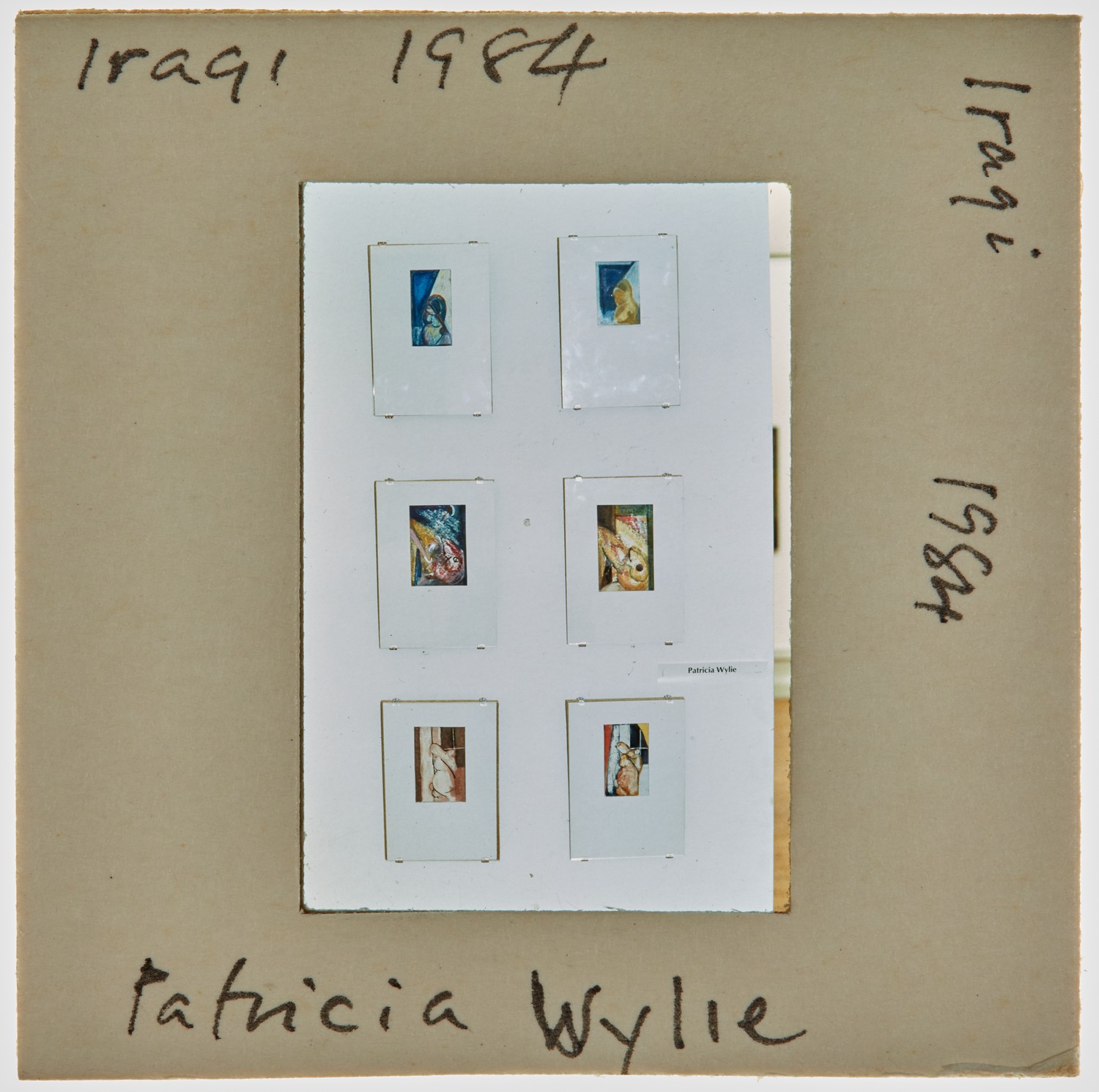 1984 Iraqi Exhibition Slide - 'Patricia Wylie'