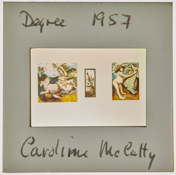 1987 BA Degree Show Slide - 'Caroline McCatty'