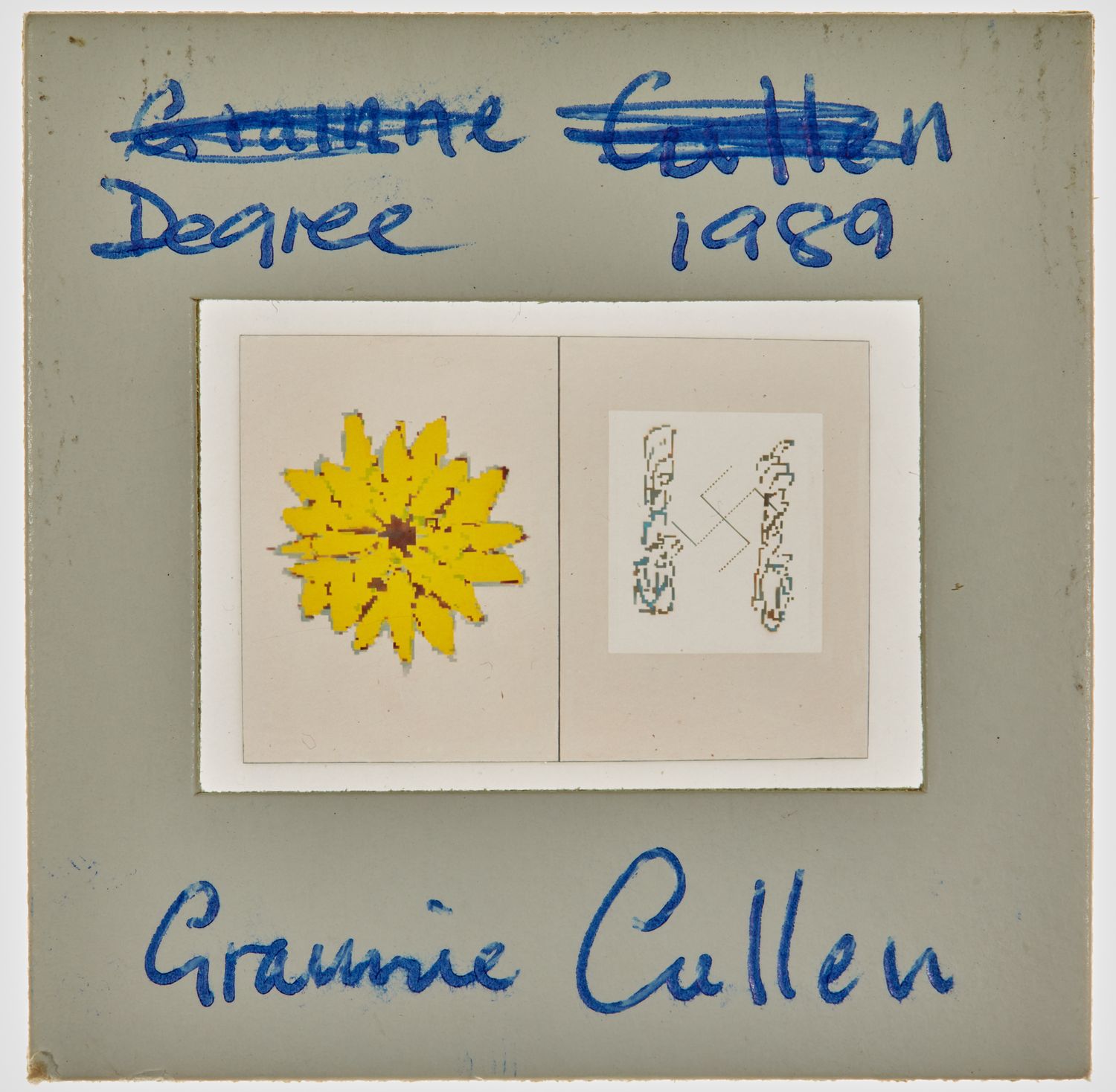1989 BA Degree Show Slide - 'Grainne Cullen'