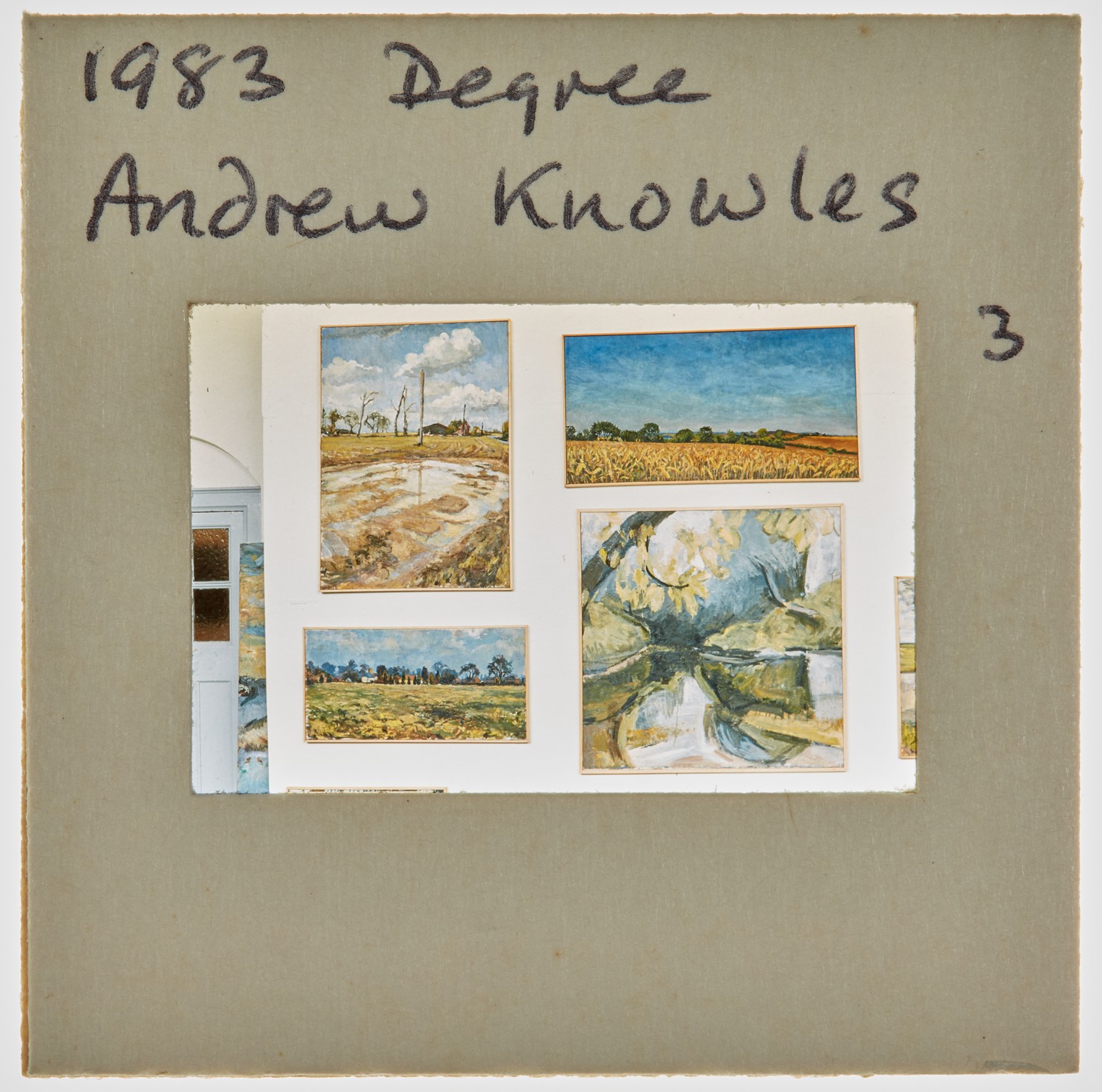 1983 BA Degree Show Slide - 'Andrew Knowles'