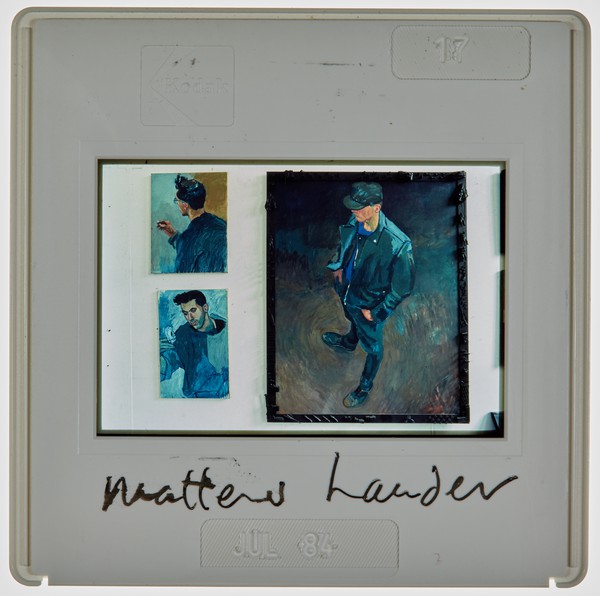 1984 2nd Year Degree Show Slide - 'Matthew Lauder'