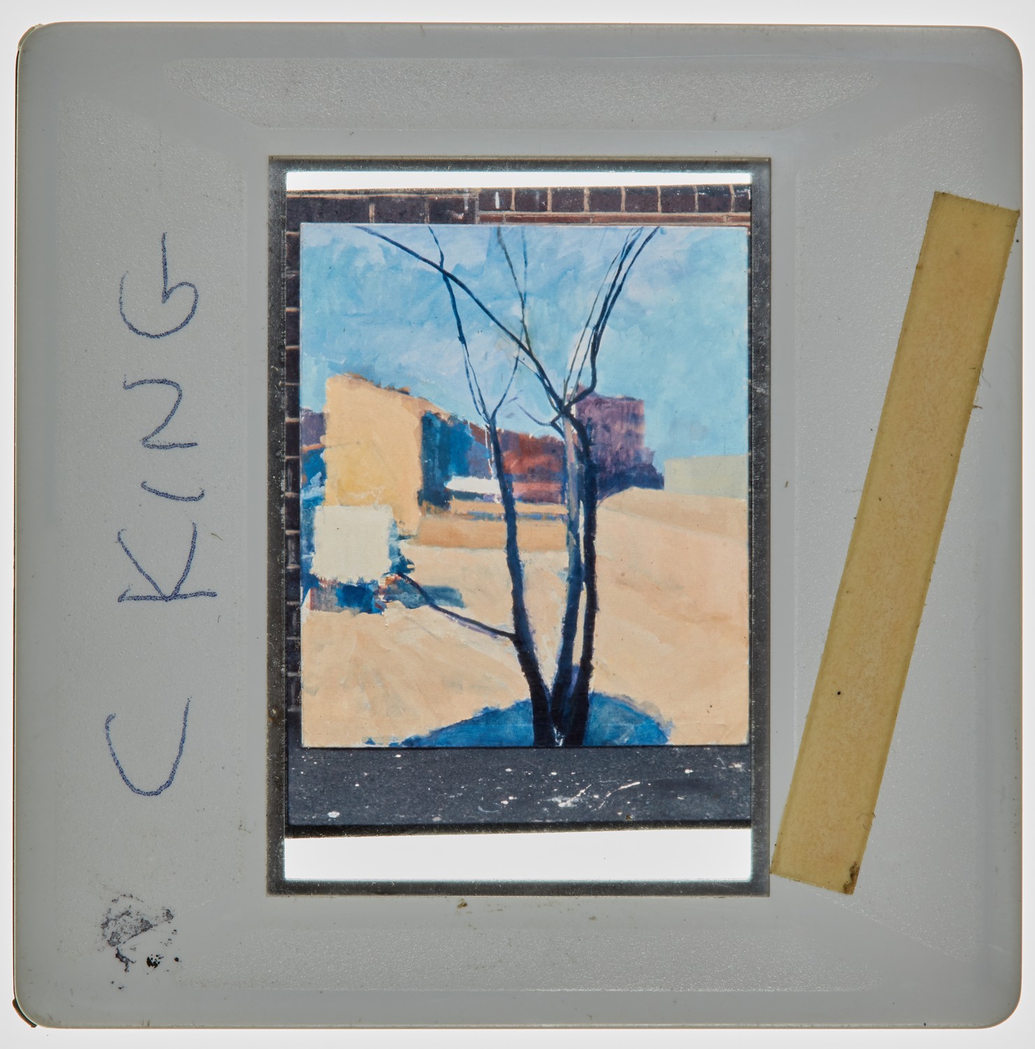 1972 Diploma in Painting Degree Show Slide - 'C King'