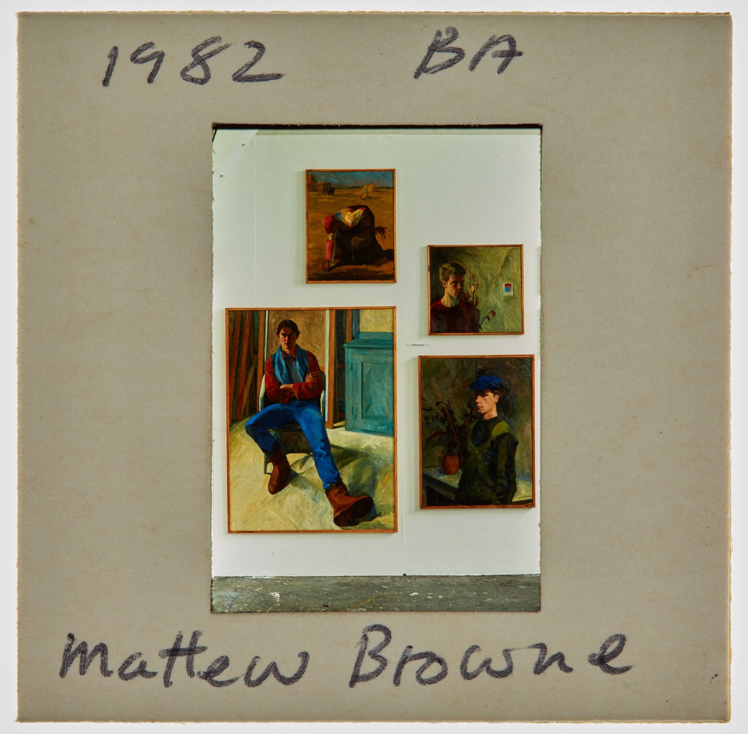 1982 BA Degree Show Slide - 'Matthew Browne'