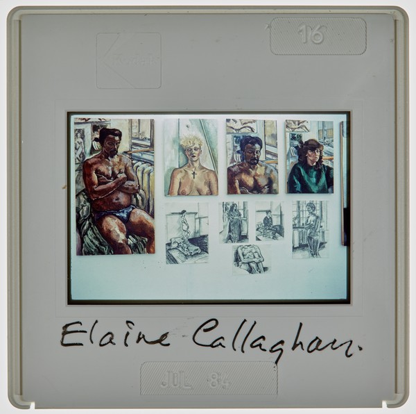 1984 2nd Year Degree Show Slide - 'Elaine Callaghan'