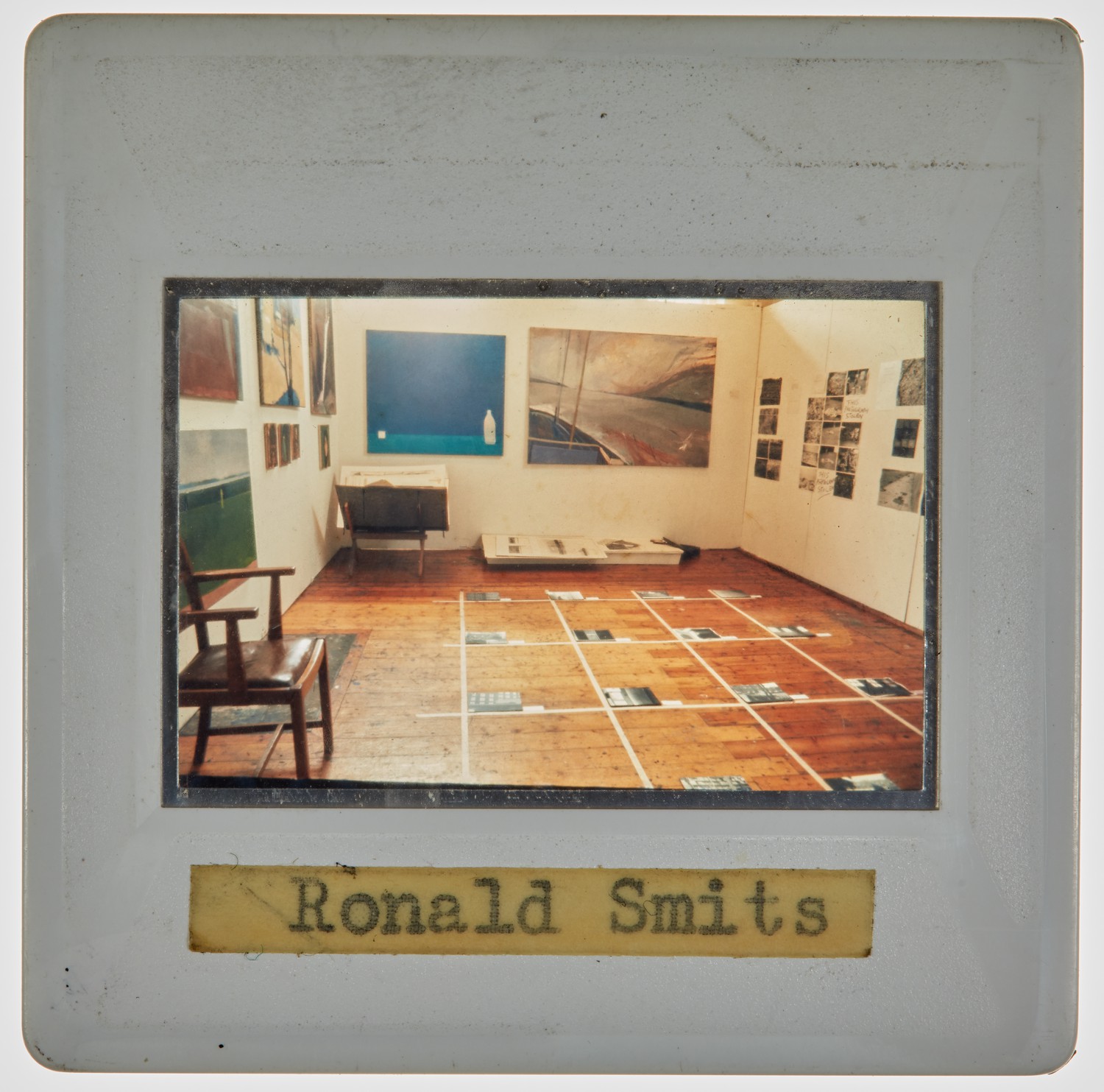1972 Diploma in Painting Degree Show Slide - 'Ronald Smits'