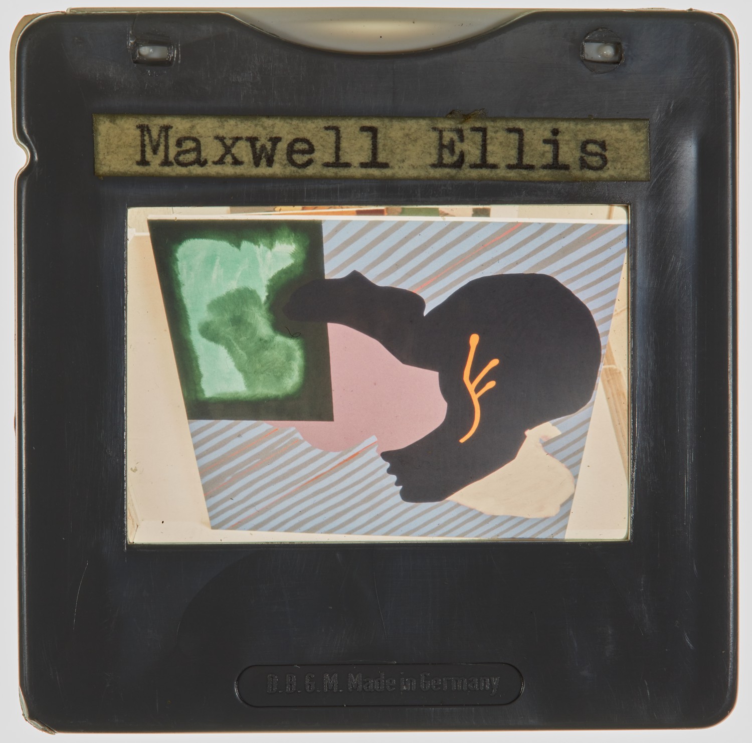 1971 Diploma in Painting Degree Show Slide - 'Maxwell Ellis'