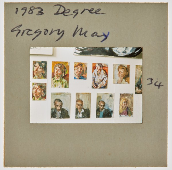 1983 BA Degree Show Slide - 'Gregory May'