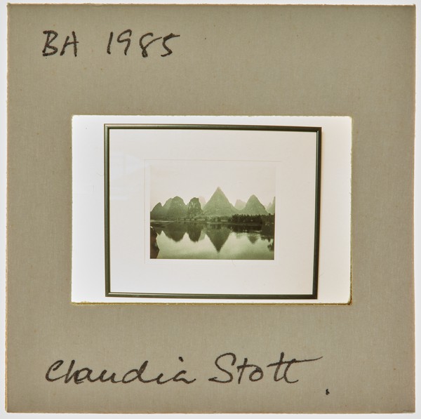 1985 BA Degree Show Slide - 'Claudia Stott'