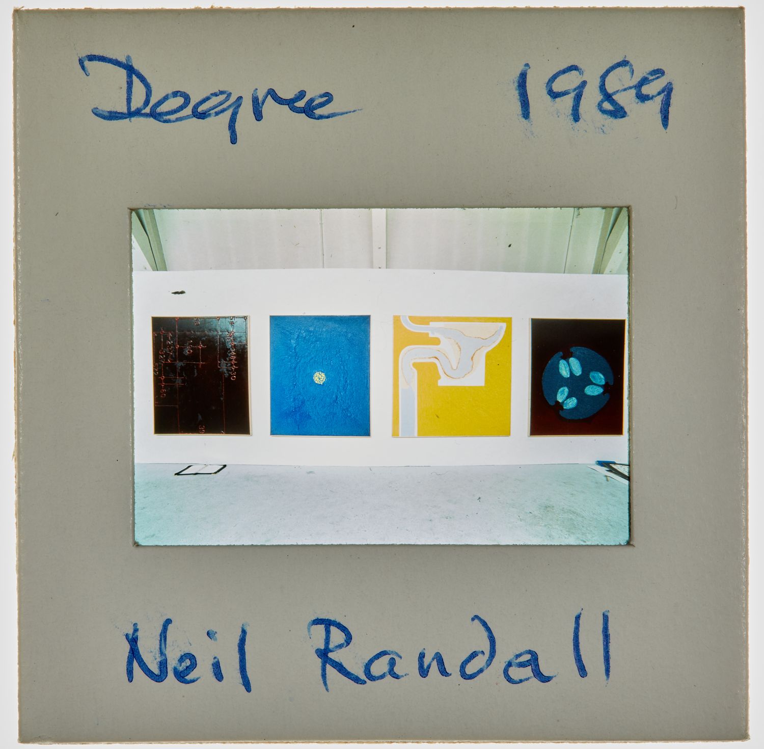 1989 BA Degree Show Slide - 'Neil Randall'