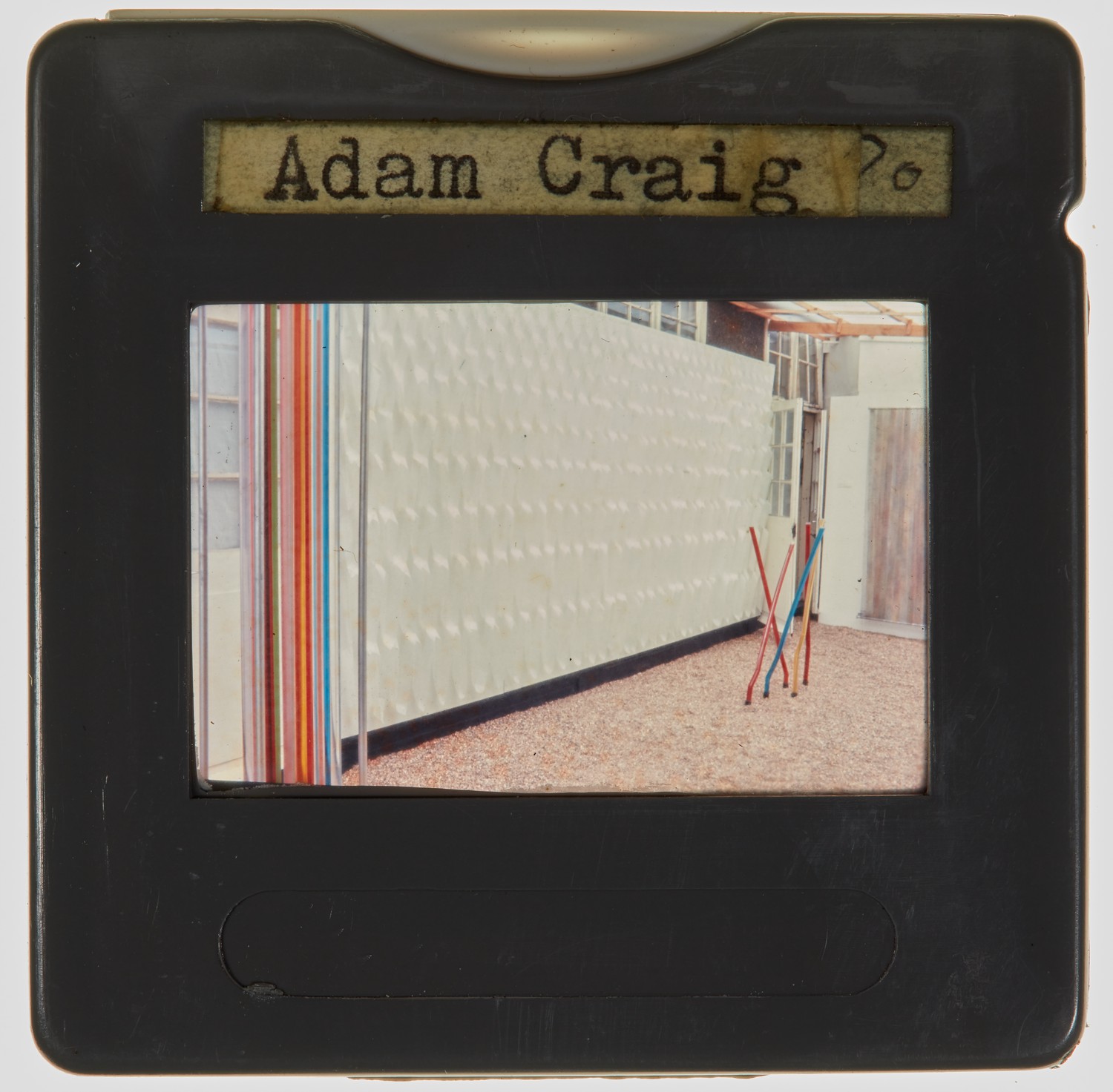 1970 Diploma in Painting Degree Show Slide - 'Adam Craig'