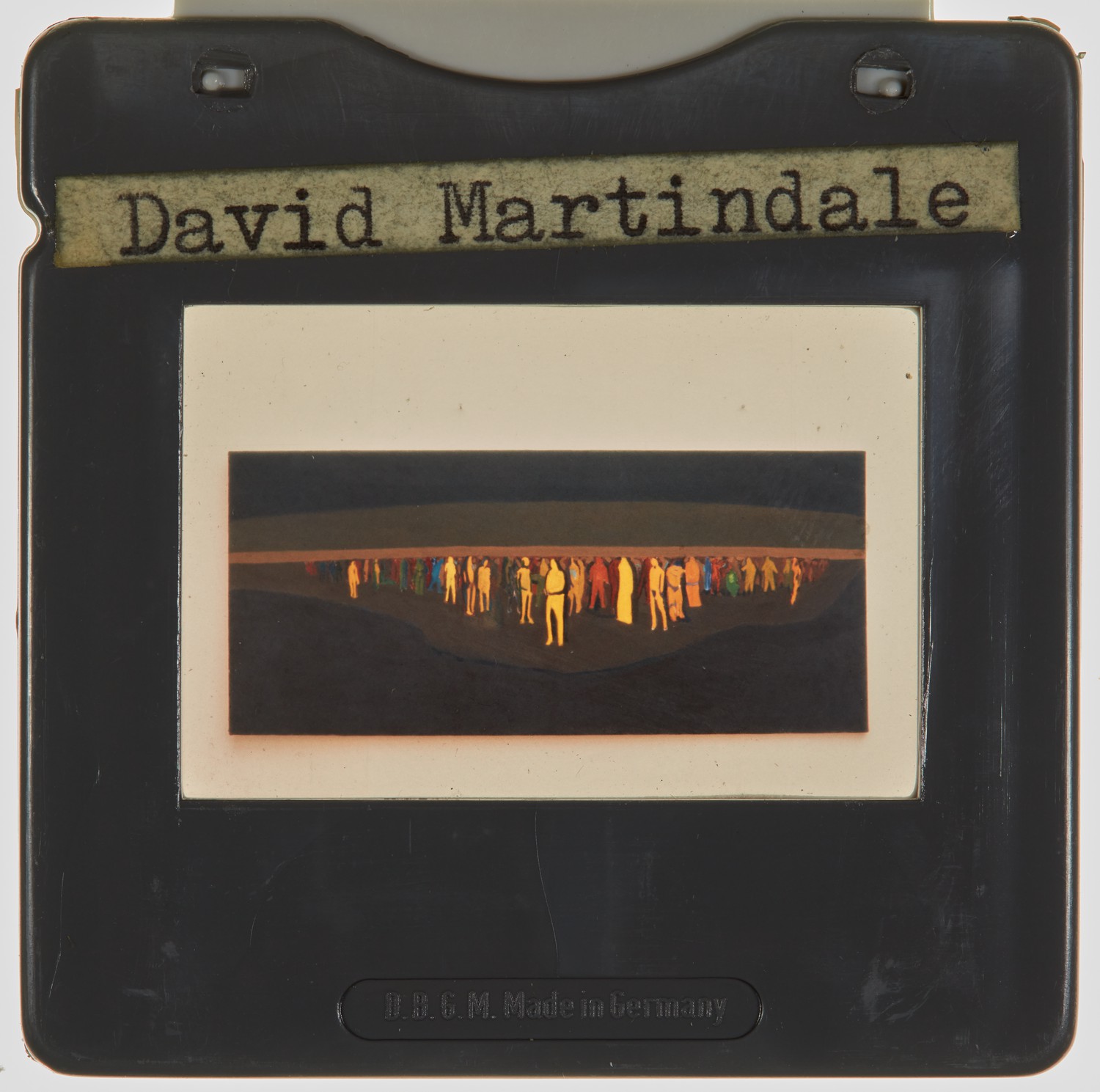 1971 Diploma in Painting Degree Show Slide - 'David Martindale'
