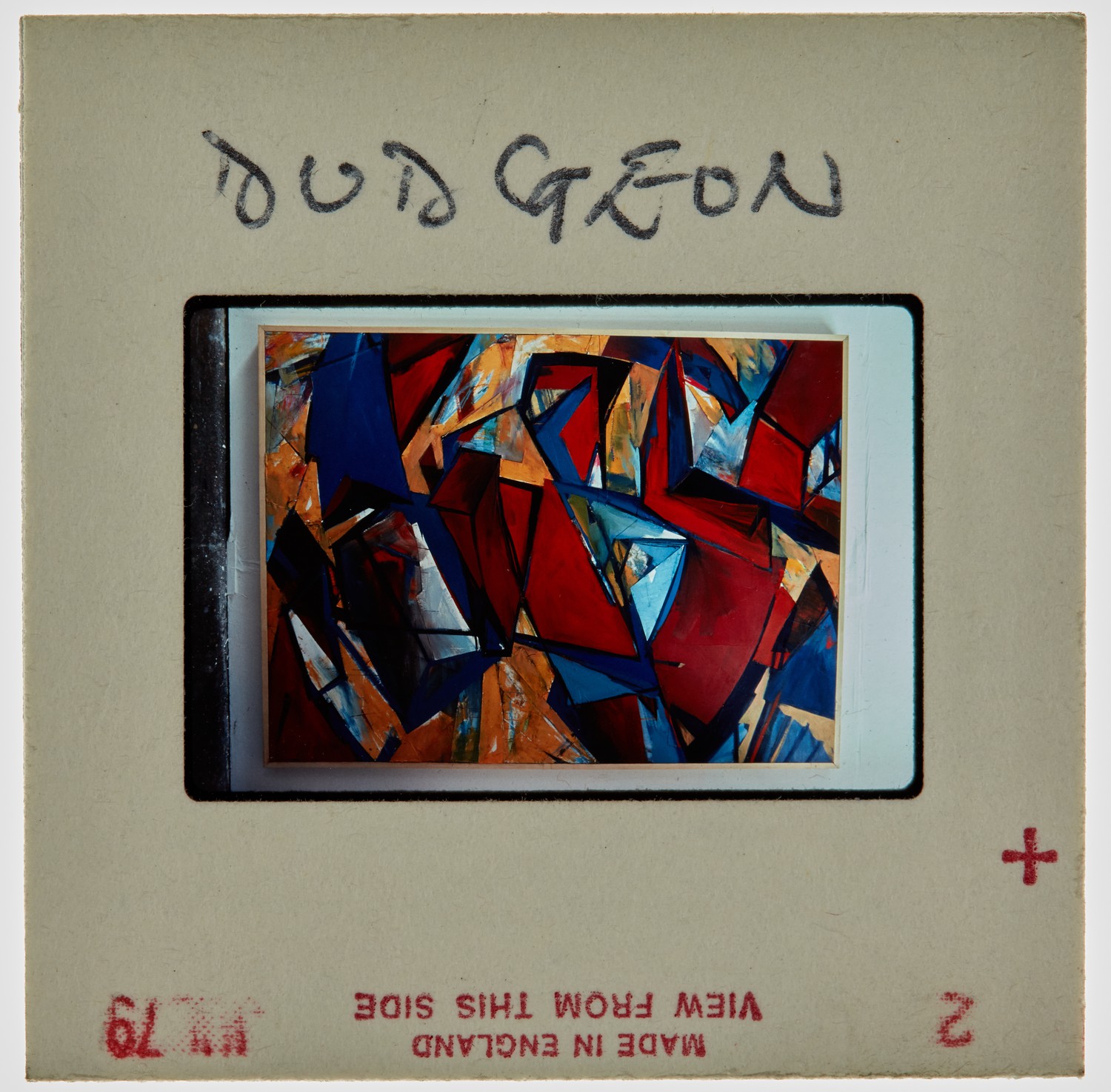 1979 BA Degree Show Slide - 'Dudgeon'