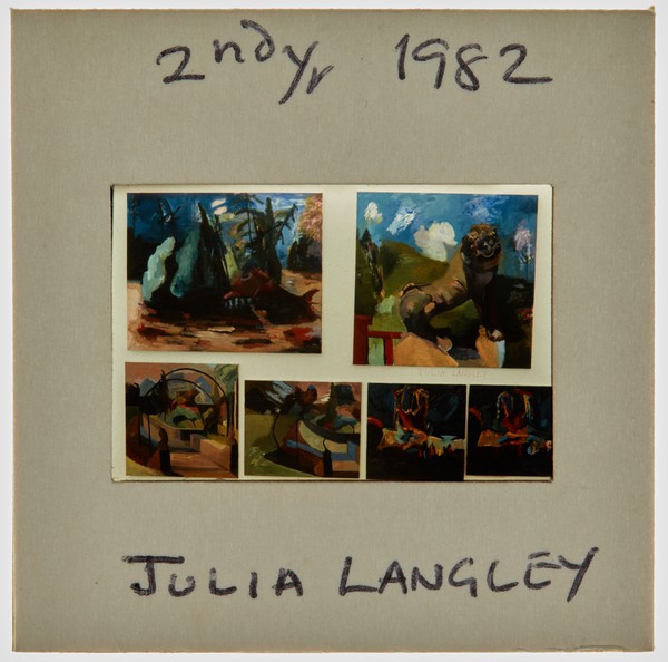 1982 2nd Year Summer Exhibition Slide - 'Julia Langley'