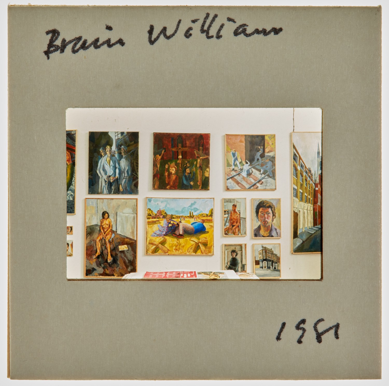 1981 BA Degree Show Slide - 'Brian Williams'