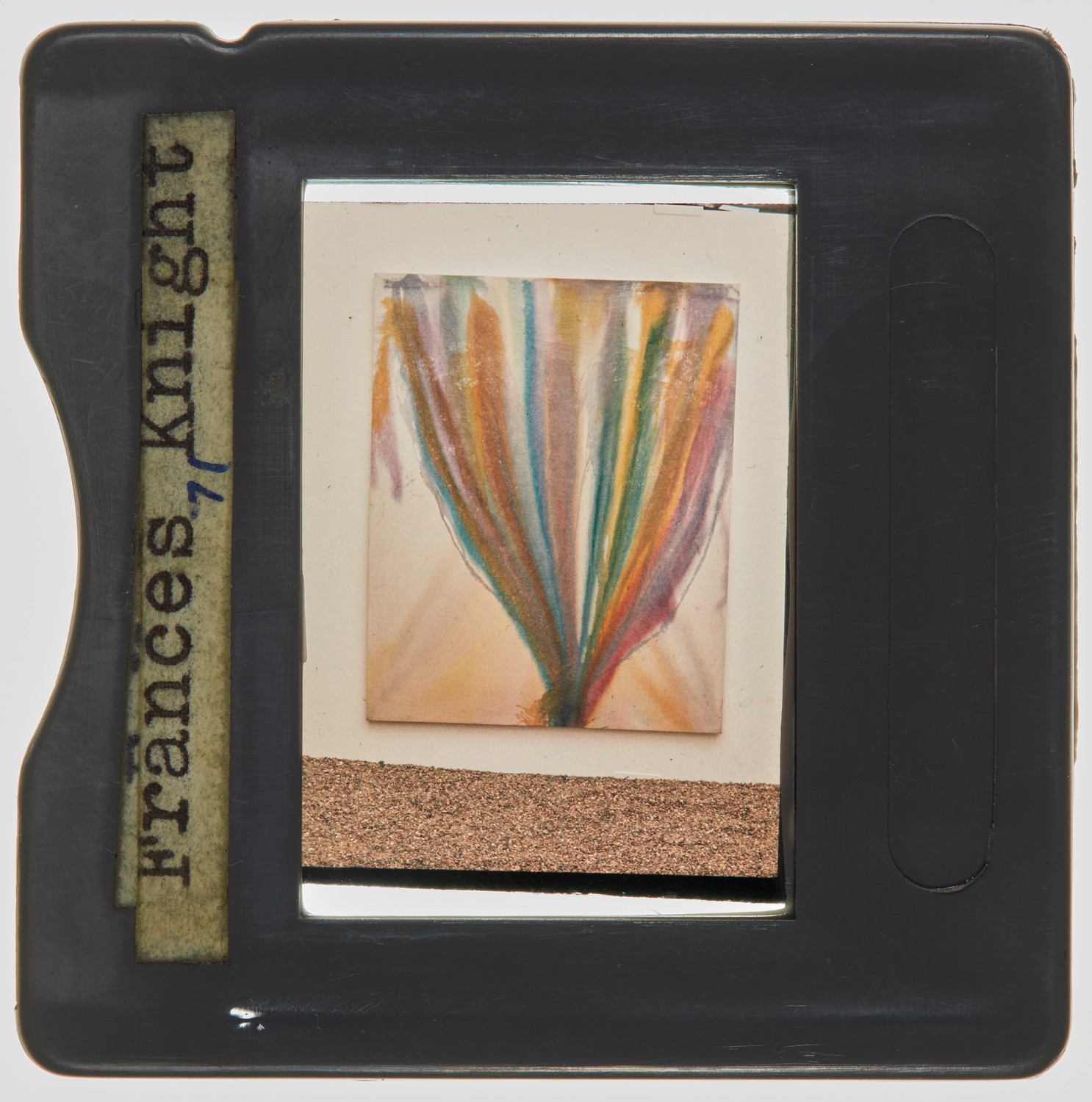 1972 Diploma in Painting Degree Show Slide - 'Frances Knight'