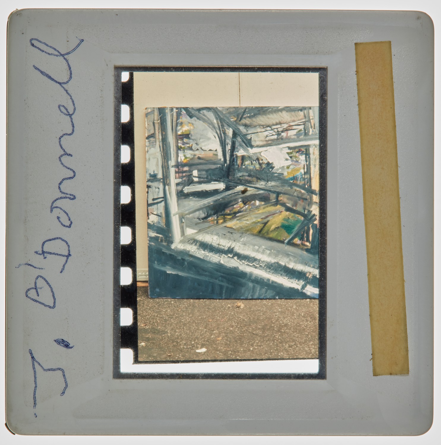 1971 Diploma in Painting Degree Show Slide - 'J O'Donnell'